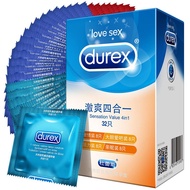 Durex condom men's ultra-thin long-lasting condom杜蕾斯避孕套男用超薄持久安全套女用延时套震动情趣夫妻用品生活8.12