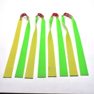10 pcs 1.2mm Double Color Flat Rubber Band  Hunting Strong Powerful Camping  1 PC Bow &amp; Arrow SPORT