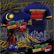 Santai anak utara Covid-19 Sublimation Tshirt | Baju Santai Anak Utara