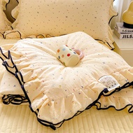 akemi bedsheet fluffy bedsheet set bedsheet with comforter 2025 New Style Summer Double Yarn Lace Su
