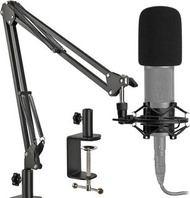 實體店鋪/SF(清貨區)(🈹🈹限今日特價$128) Universal Microphone Stand with 3/4.5/5cm Shock Mount, Boom Arm for Audio 
