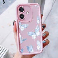 Case For OPPO A3 4G A3 Pro 5G A3X 4G A3X 5G A40 A60 5G Three-Color Butterfly Phone Silicone Shockpro