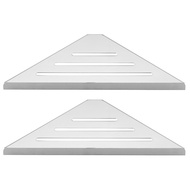 cod 1/2Pcs Bathroom Shelf 304 Stainless Steel Corner Shower Shelf No Drilling Wall-mounted Corner Or