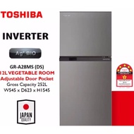 TOSHIBA Fridge 2 Door Inverter 280L (GRA28MS-DS)