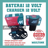 Baterai bor 12 volt MAILTANK Original bisa juga digunakan untuk merek lain