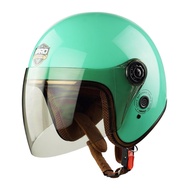 MŨ BẢO HIỂM 3/4 CÓ KÍNH HPPRO HELEMTS CHÍNH HÃNG MÃ HÀNG HP04K MÀU TRẮNG BÓNG PHÙ HỢP NAM VÀ NỮ.