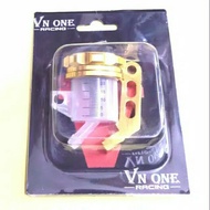 Rear disc brake fluid reservoir