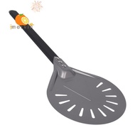 Turning Pizza Peel with 8 inch Aluminum Round Pizza Paddle, 23.6 inch Overall, Outdoor Pizza Oven Ac