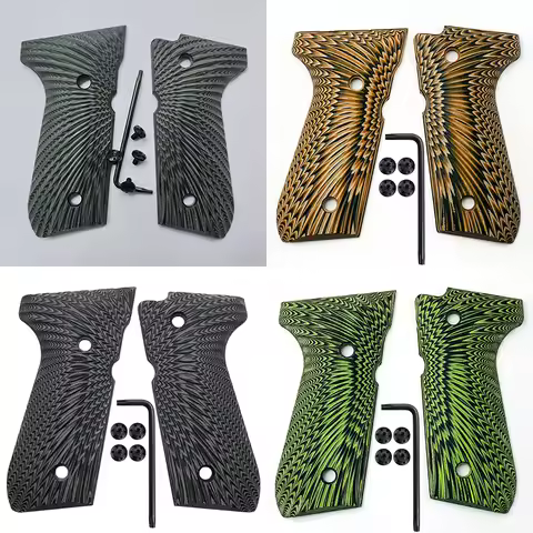 1pair G10 Grips Beretta 92fs Grips Full Size, 92 fs,M9,92a1,96a1,92 INOX,Gun Grips Screws Included S