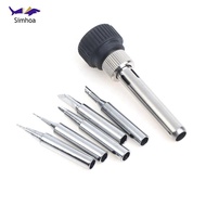 [Simhoa] Soldering Iron Tips Retainer Sleeve Kit Copper Base for 936 Stations Electronic Devices and