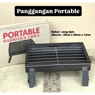 THIN ZINC PORTABLE GRILL BBQ GRILL PORTABLE BBQ GRILL