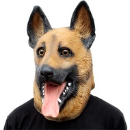 Dog Head Mask Halloween Party Dog Costume Masks Mask Super Bowl Underdog Costume Latex Animal Head M