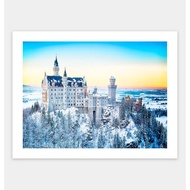 Pintoo Jigsaw Puzzle 300 pcs H2339: A Snowy Day at Neuschwanstein Castle
