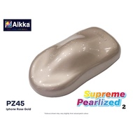 Aikka Supreme Pearlized PZ45 IPHONE ROSE GOLD Cat Kereta Motor Cat Bancuh Siap/ 2K Car Paint
