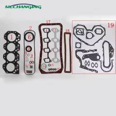 FIT TOYOTA DYNA COASTER 3.0L B 2B Automotive Spare Parts Overhaul Package Complete Engine Gasket 041