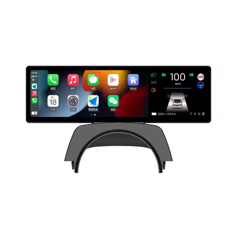 8.8" Dashboard Heads Display Screen LCD IPS HD Multifunction Speedometer Instrument Camera CarPlay T