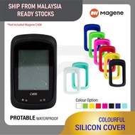 Magene C406 Cycling Bike Meter Protector Silicon Case Cover C406 Free Tempered Glass Rubber protecti