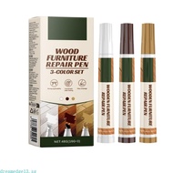 dreamedge13 3Pcs Furniture Repair Marker for Stains Scratch  Floor Table Desk Furniture Marker  Scra