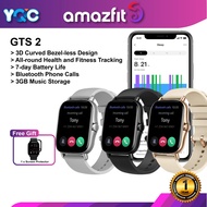 Amazfit GTS 2 1.65" AMOLED 3GB Music Storage, GPS, 12 Built-in Sports,5 ATM Water Resistance