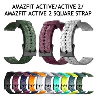 Amazfit Active /Active 2 /Active 2 Square/ Active 3 Premium/ Amazfit Cheetah Square Strap Soft Silic