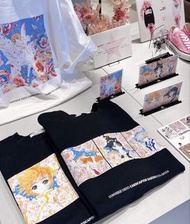 clamp x converse 短袖 T恤 立牌 xxxHOLiC 人形天使電腦心 東京BABYLON CLOVER 棒球褸 外套 衛衣 男裝 女裝 情侶裝 白T 基路仔 百變小櫻 魔杖掛飾 櫻花 