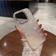 Ready Stock Ins Glitter Shell Pattern Compatible with Iphone14pro Phone Case Advanced Sense Apple 13promax New 15 Female