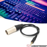 LEMONTREE9GP Balanced Audio Cable, Locking Connector 60cm / 2.0ft 3.5mm to 3pin XLR Cable, 1/8inch T