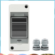 HT-2 IP65 Waterproof Distribution Breaker Box Panel Installation 2 WAY PC Outdoor Electrical MCB Sol