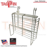 Tagpin TPKFH 250 Knife &amp; Chopping Board Holder with Hanger Grade 304 Stainless Steel