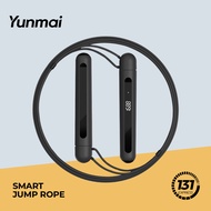Yunmai Smart Fitness Jump Rope [3m Free-Adjust, Bluetooth 4.0, Timer Setting, USB Charging, 150D Battery Lifetime, Gym]
