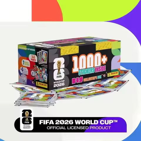 Panini Official Fifa World Cup 2026 Stickers Collection Box Full Sealed Packets Football Collectible