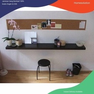Wall Shelves, 100, 80, 60X 30 Cm X 4 Cm Contents 1 Pcs - Plywood