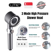 [SG Seller] 3Mode Powerful pressurized rain shower head bathroom bath filter shower head spray bath shower head set