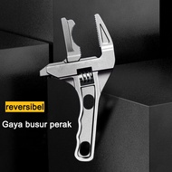 Kunci inggris/Universal Adjustable Wrench Spanner/Besar Serbaguna Murah Universal Ajaib Kunci Pipa