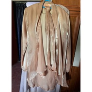 QAMRAA Dress Set Wedding Engagement Dinner Baju Raya