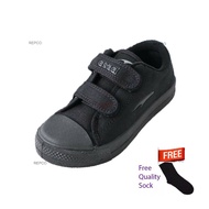 Black School Shoes /Kasut sekolah hitam100% Original Asadi Black School Shoes Unisex (6513-BK) Kasut