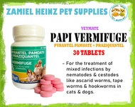 Vermifuge Tablet - Pyrantel Embonate + Praziquantel | 1 BOTTLE / 30 TABLETS