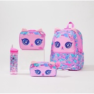 Smiggle Hi There Pink Backpack Lunchbox Drinking Bottle Pencil Case Wallet Budak Umur 7+