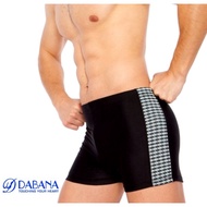 DABANA Men's Square Swimming Trunks (D2A14) Black M~2EL