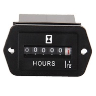 DC 6-80V Mechanical Hour Meter - Hourmeter for Engine Generator Boat Automobiles Motorcross Motor Tr