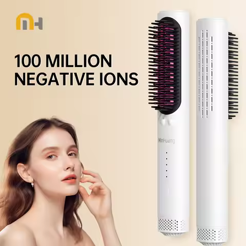Electric Hot Comb Multifunctional Straight Hair Straightener Comb Negative Ion Anti-Scalding Styling
