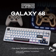 EPOMAKER Galaxy68 Aluminum Bluetooth Wireless Mechanical Keyboard