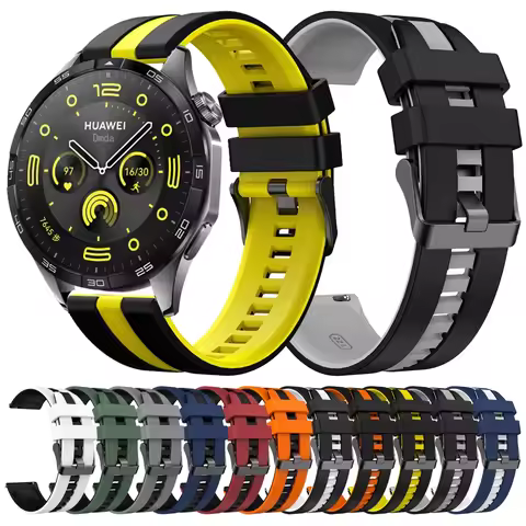 Flexible Silicone 20mm 22mm Strap for Huawei GT 4 46mm WATCH 4 3 Pro Sports Straps GT2 GT3 SE GT3 Pr