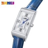 SKMEI Women Watch Fashion Quartz Watch Luxury Leather Dress Lady Waterproof Wristwatch Female Clock 7001