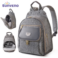 SUNVENO Fashion Multifunction Diaper Bag,Large Capacity Double Shoulder Travel Nappy Bag Maternity Mummy Bag Baby Care Backpack
