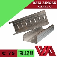 canal c baja ringan galvalum 0.75mm (6 meter)