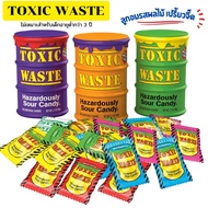 ของแท้🇺🇸📢 Toxic Waste Ultra Sour Candy -ลูกอมรสผลไม้เปรี้ยวแบ่งขาย 10 เม็ด/ 99 บาท