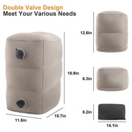 Upgraded Inflatable Foot Rest Leg Pad Cushion | Universal Three-Layer Design, Dustproof, Bag Storage