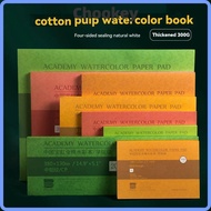 RODAROLA Watercolor Paper Block, 20 Sheets 32K 16K 8K Watercolor Sketchbook, Art Paper 300g 100% Cot