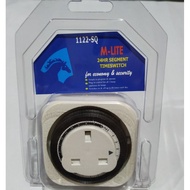 24 Hours 3 Pin Plug In Timer Switch Socket For Lighting Control Use At Car Porch Parking Area Home l